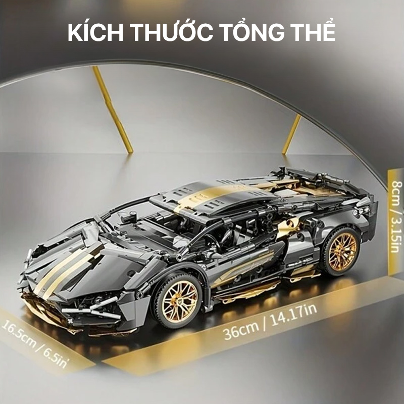 Mô hình lắp ghép - Plated Metal 67129 7 mo hinh lap ghep plated metal 67129 07